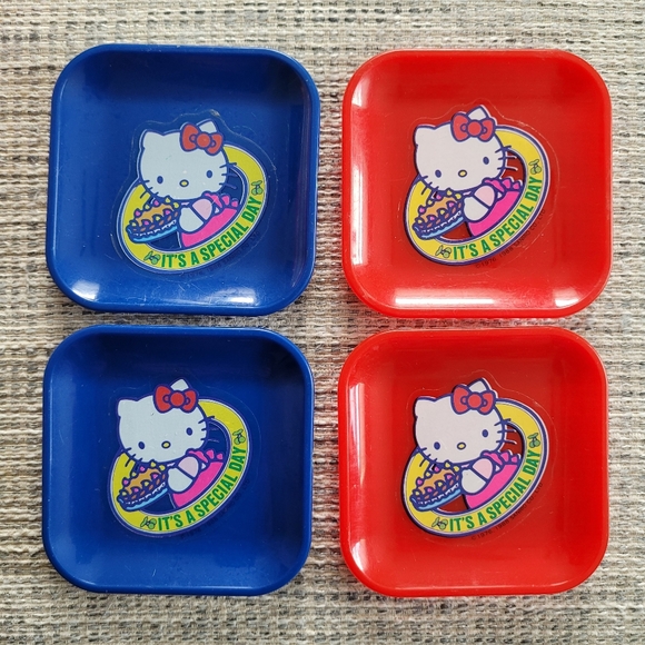 Retro Hello Kitty Kitchen Play Set Sanrio Doll House Vintage Rare 90s Japan - Picture 3 of 12